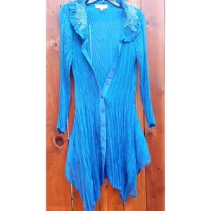 Pretty Angel Silk Blend Crinkle Jacket